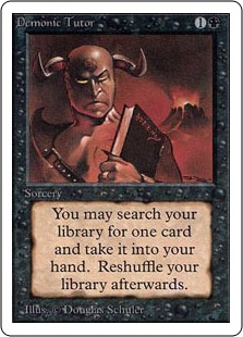 悪魔の教示者/Demonic Tutor》[2ED] 黒U | 日本最大級 MTG通販サイト