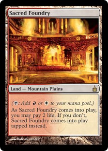 聖なる鋳造所/Sacred Foundry》[GTC] 土地R | 日本最大級 MTG通販
