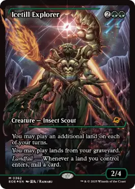 Foil】(362)□ショーケース□《氷耕しの探検家/Icetill Explorer》[EOE