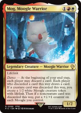 179)□拡張アート□《モーグリ族の戦士、モグ/Mog, Moogle Warrior