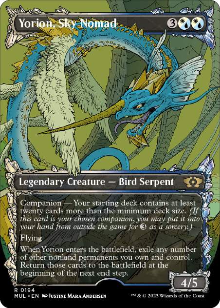 サイクロンの裂け目ダブルレインボウFOIL シリアル056/500