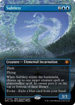 309)□ボーダーレス□《緻密/Subtlety》[MH2-BF] 青R | 日本最大級 MTG