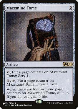 676)《精神迷わせの秘本/Mazemind Tome》[FDN] 茶R | 日本最大級 MTG