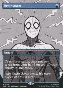 MTG】スパイダーマンのSecret Lairに収録されているボーナスシートの