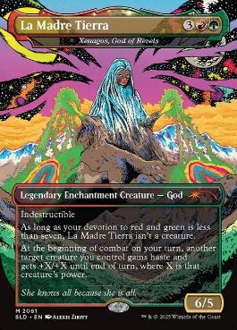 Foil】(2061)□ボーダーレス□《La Madre Tierra》//《歓楽の神