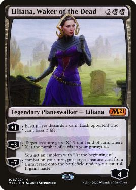 Foil]死が触れぬ者、リリアナ PRM SDCC2018 プロモ MTG WIZARDS OF THE