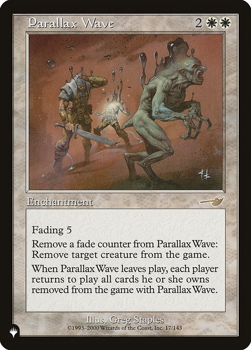 パララクスの波/Parallax Wave》[NEM] 白R | 日本最大級 MTG通販サイト