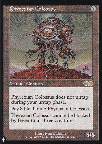 ファイレクシアの巨像/Phyrexian Colossus》[USG] 茶R | 日本最大級