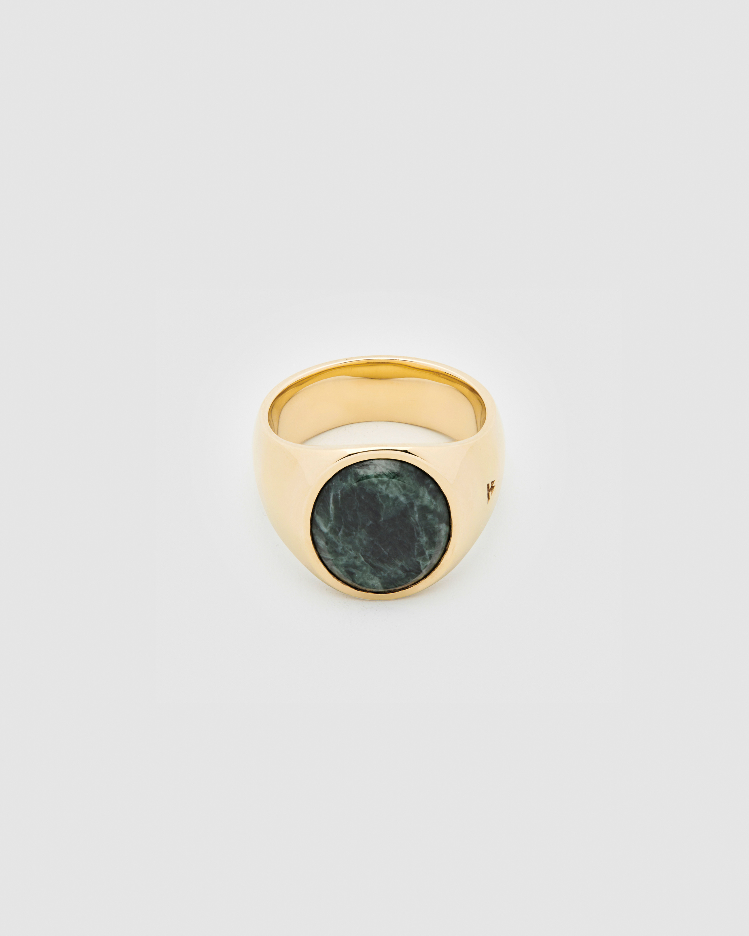 Oval Gold Green Marble - Tom Wood Project Official Online Store