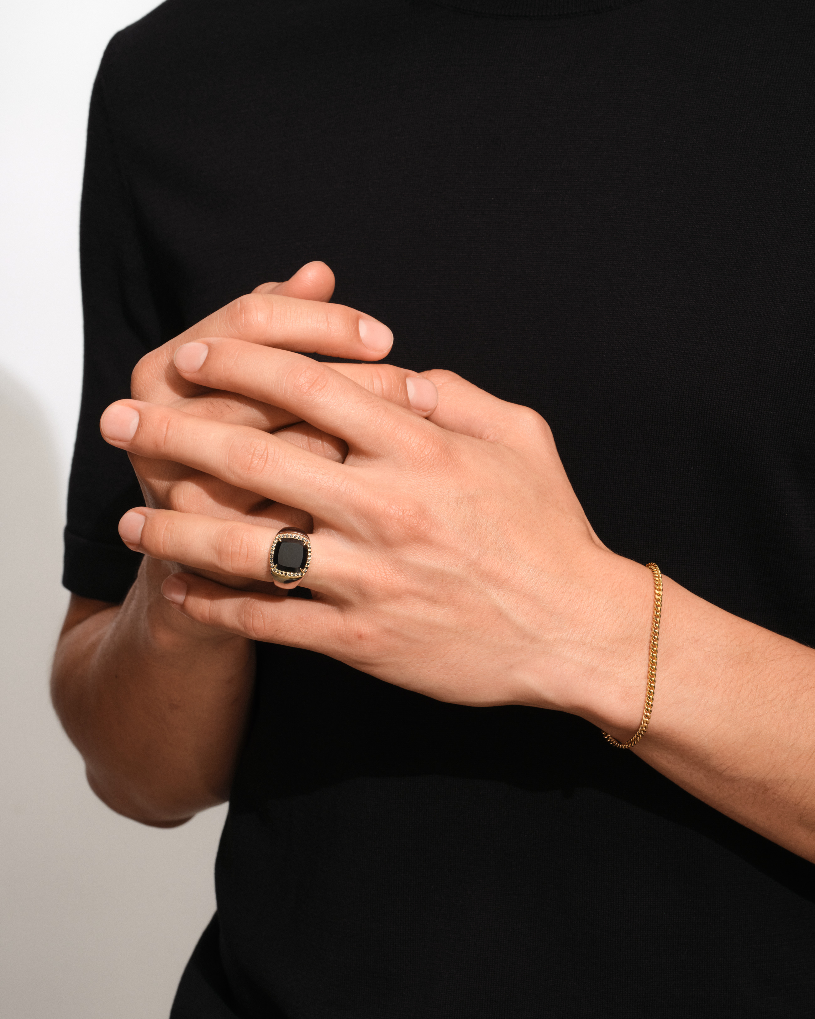 Curb Bracelet M Gold - Tom Wood Project Official Online Store