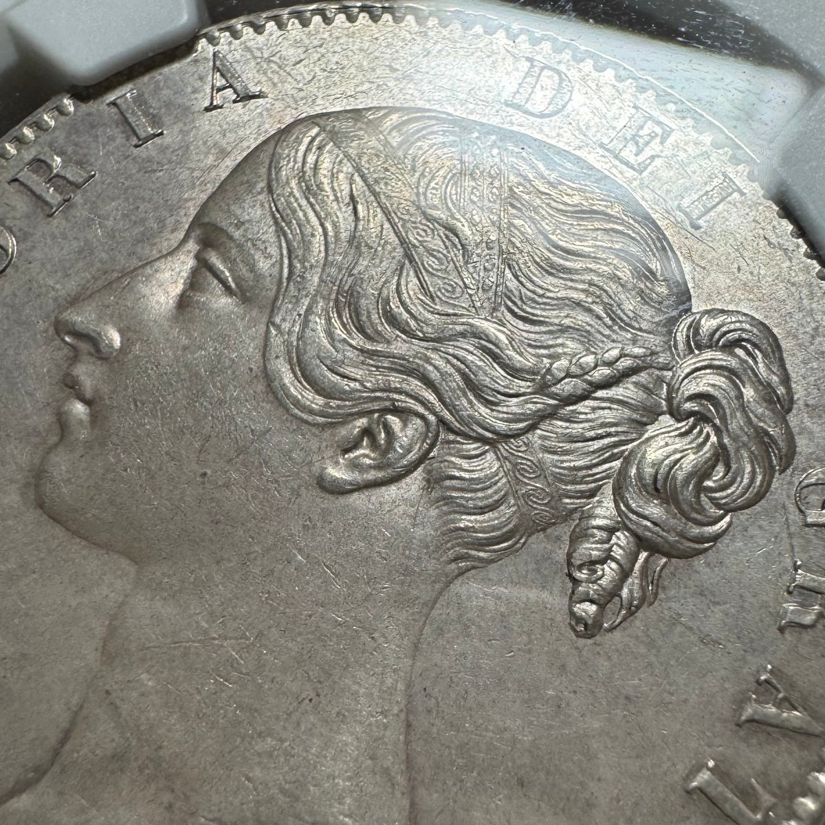 SOLD】1844年 英国🇬🇧 ヴィクトリア女王 クラウン銀貨 ヤングヘッド