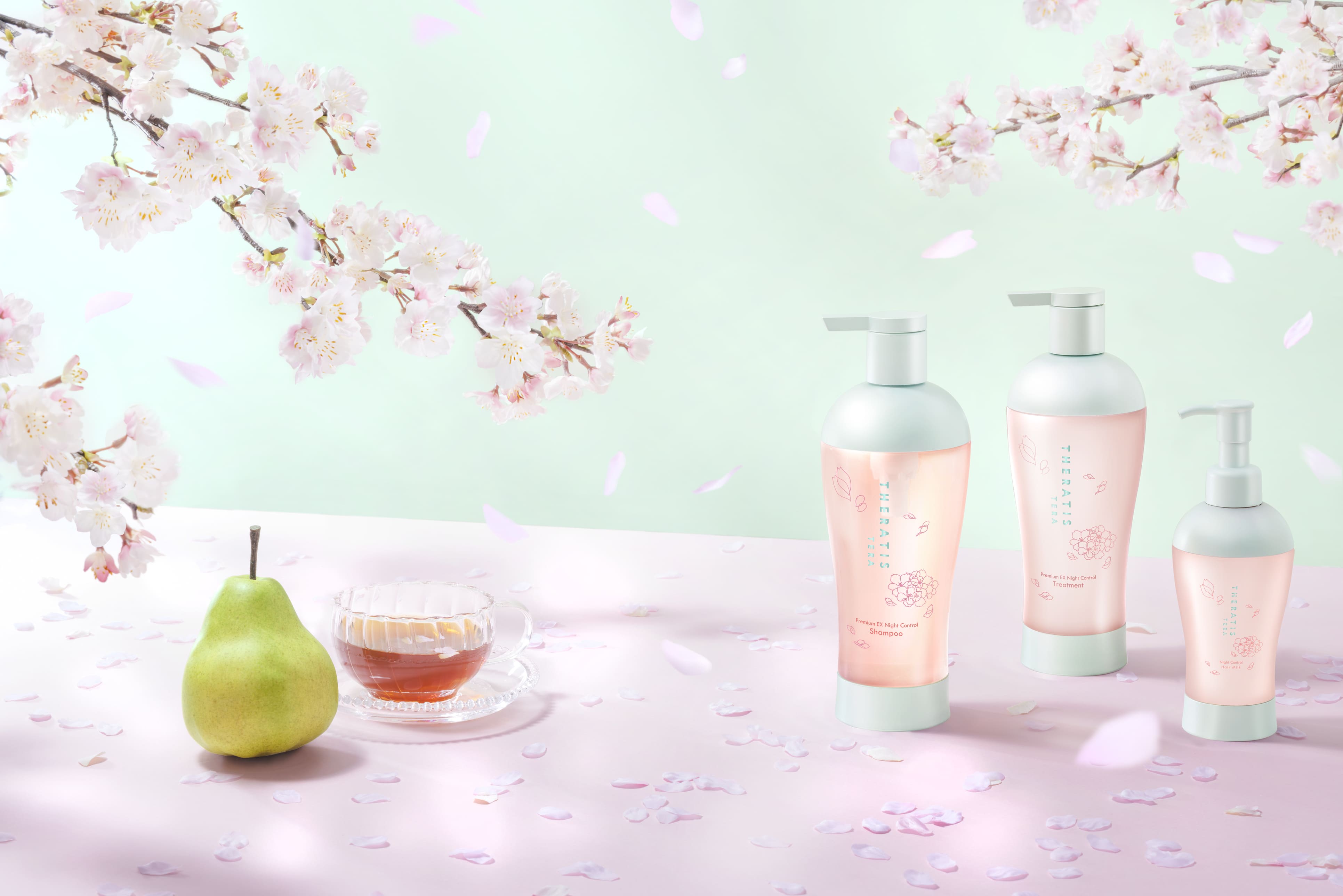 THERATIS より「夜桜×フルーツティーの香り」限定デザインが2種同時