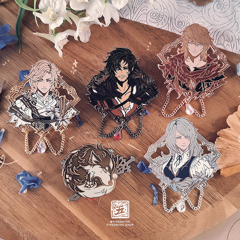 Clive Rosfield ✦ FFXVI Framed Enamel Pin – Fiveonthe