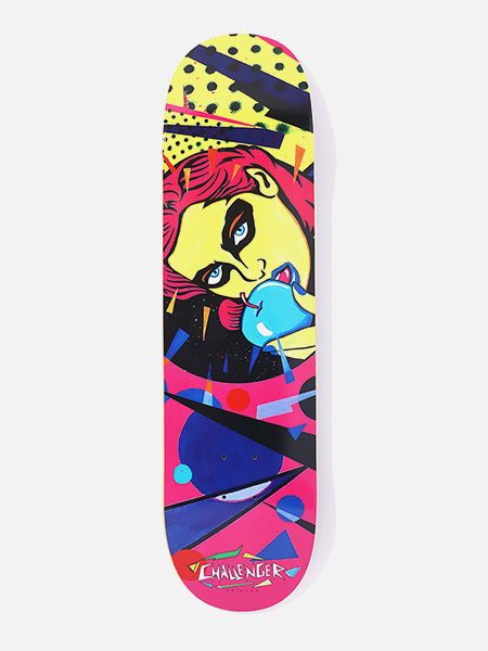 CHALLENGER / FLASH SKATE DECK -Black-