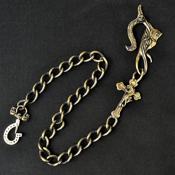 ☆galcia * ガルシア * 真鍮ウォレットチェーン WalletChain * BRASS
