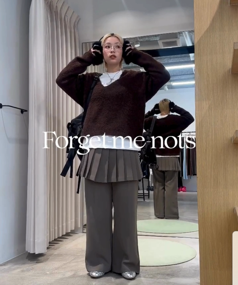 Pleats Mini Skirt ｜フォーゲットミーノッツ(Forget-me-nots)｜Forget