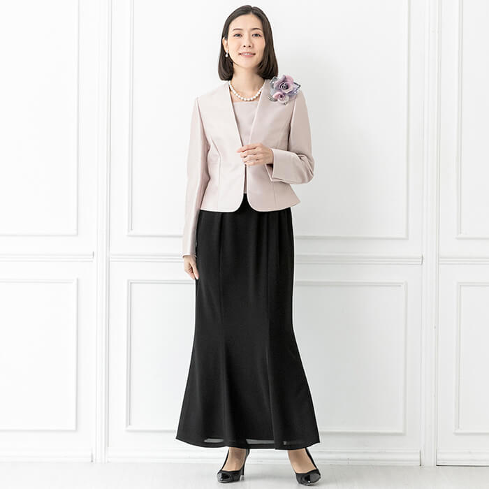 マーメイドラインのロングスカート 9号・ブラック｜東京ソワール