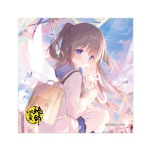 絵師100人展 12」クリーナークロス しらたま「天使な彼女の帰り道