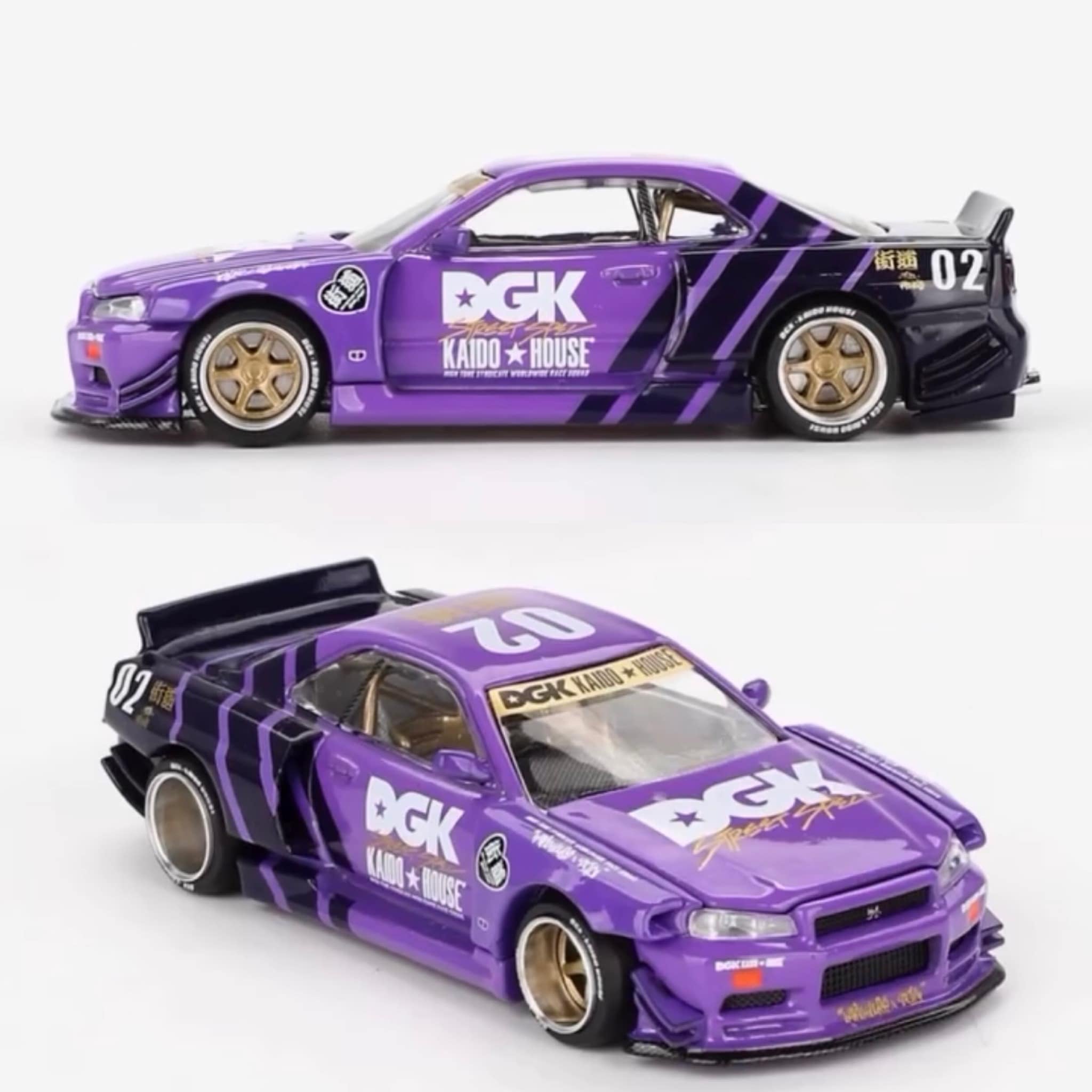 Mini GT x Kaido House 1/64 DGK Racing Squad Nissan Skyline GT-R