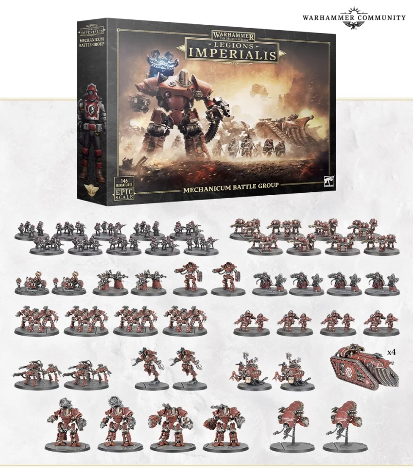Mechanicum Battle Group Revealed for Legions Imperialis