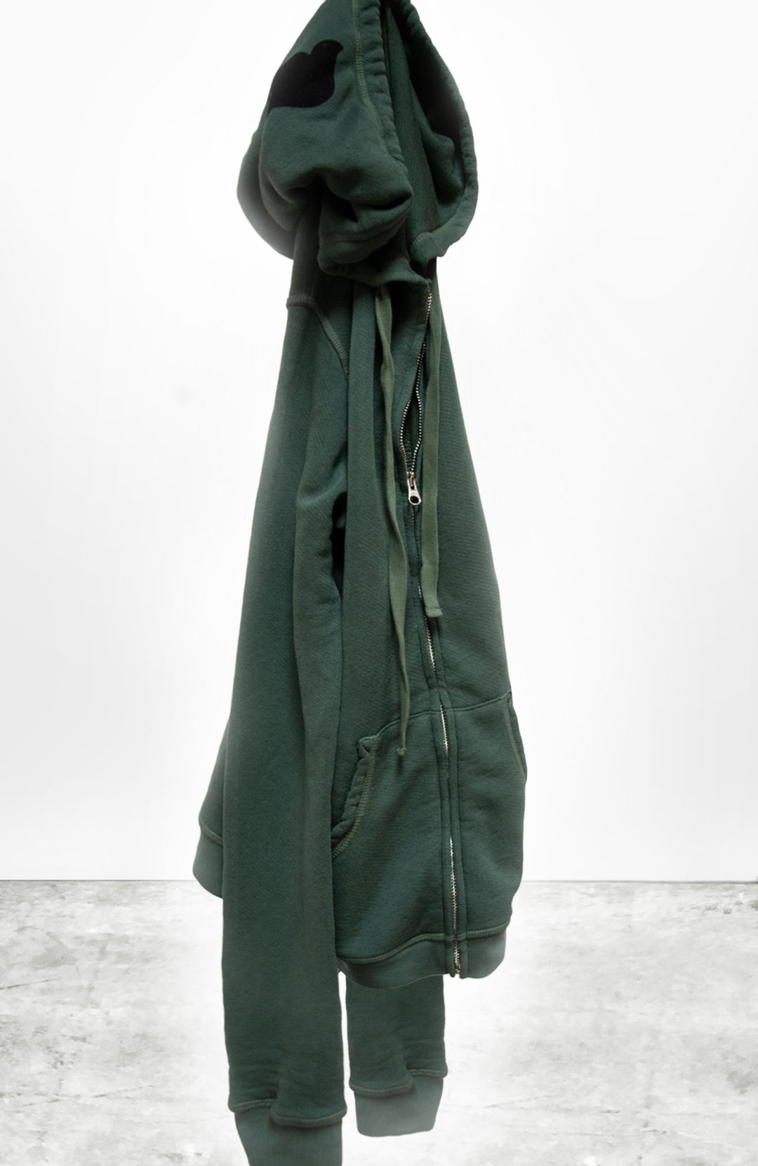 SUPERFLUFF LUX zip hoodie - bush – FREECITYsupershop