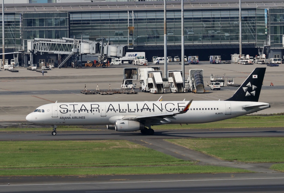 アシアナ航空 Aviationtagt A321-100 白色｜アシアナ航空 Aviationtagt