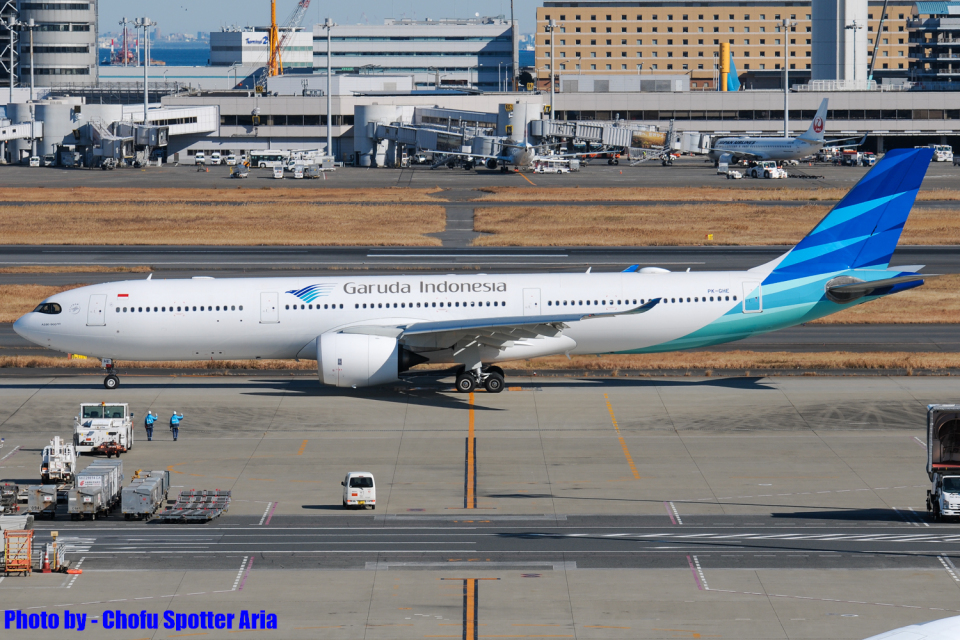 ガルーダ・インドネシア航空 Airbus A330-900 PK-GHE 羽田空港 航空