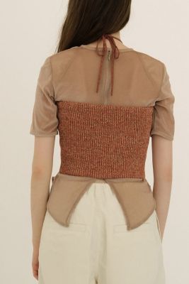 CLANE(クラネ)のHEATHER COTTON KNIT TUBETOP通販 | 集英社HAPPY PLUS
