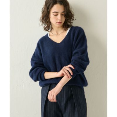 Whim Gazette(ウィム ガゼット)のフォックスウールVネックプルオーバー