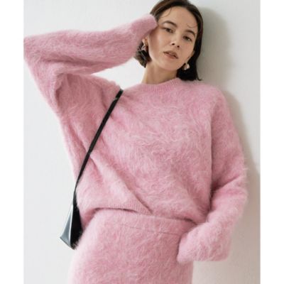 Whim Gazette(ウィム ガゼット)のスーリーアルパカプルオーバー通販