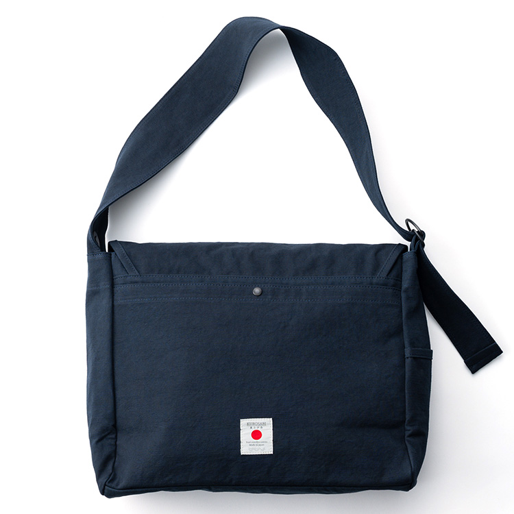 BAGGY PORT】黒さび染め帆布 被せビッグショルダー | 藤巻百貨店