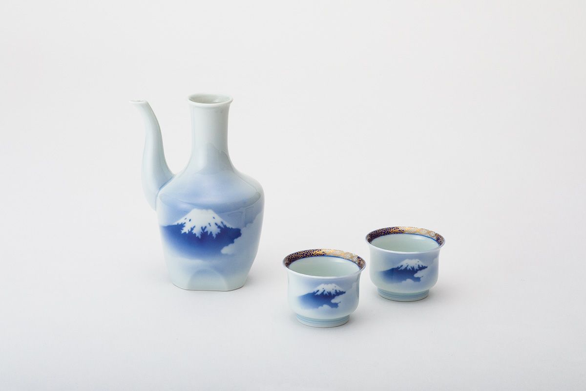 赤富士 二人具酒器揃 | 有田焼 深川製磁｜公式オンラインストア