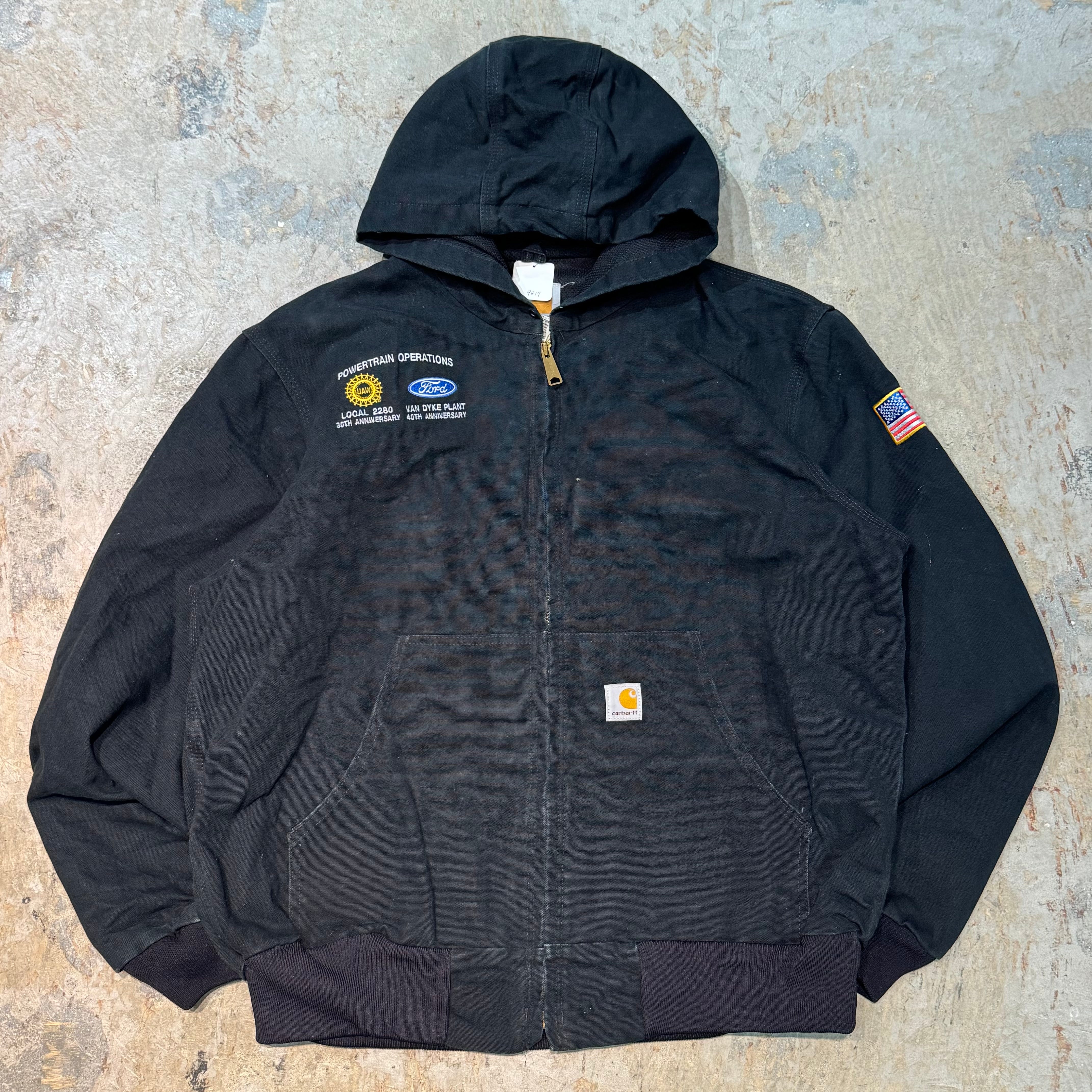 古着 USA製 Carhartt/ カーハート/ アクティブジャケット/ ダック地