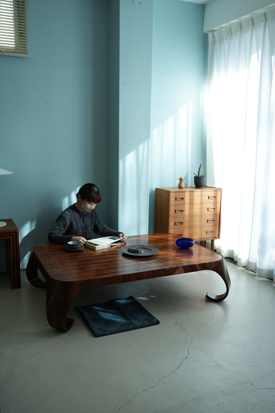 天童木工 座卓 剣持勇 ローズウッド ジャパニーズモダン/Japanese