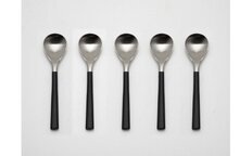 柳宗理デザイン 黒柄カトラリー#2250 ティースプーン5本セット