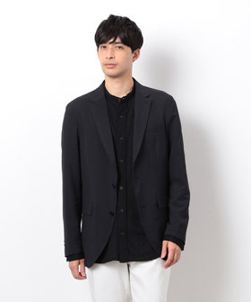 セットアップ対応】リネンライク ポリエステル ジャケット（47-25JK07