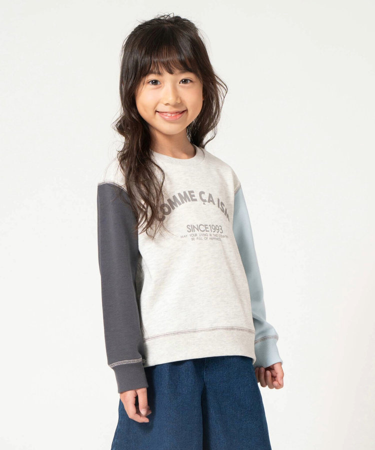 3本針ステッチ ベーシックロゴトレーナー（98-60CI31-204