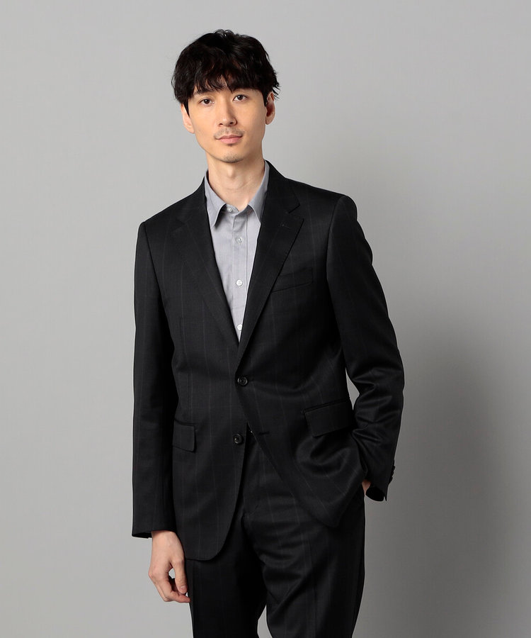 セットアップ対応】ウールシルク グレンチェック ジャケット（07