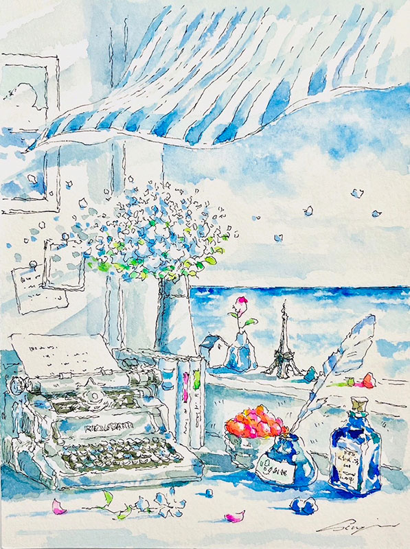 内田新哉 水彩作品展 | ギャラリーコンセプト21(Gallery Concept 21)