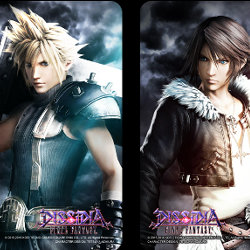 ディシディアFFデザインの楽天EDYカード登場。クラウド、スコール