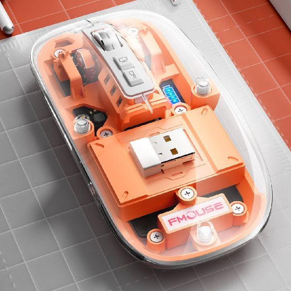 中身が見えるマウス】スケルトンデザインのワイヤレスマウスが販売開始