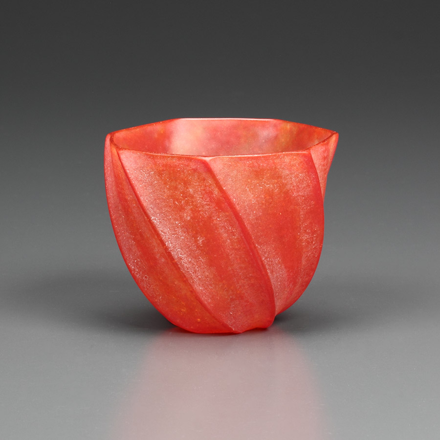 大室 桃生 ガラス赤カップ (OMB0001 ) | ギャラリーラボ