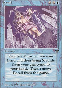 Recall MTG - Legends #0 (English) | Magic: The Gathering