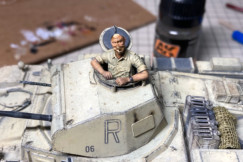 戦車模型はフィギュアを絡ませるといいらしい-1｜God Dwells in Small