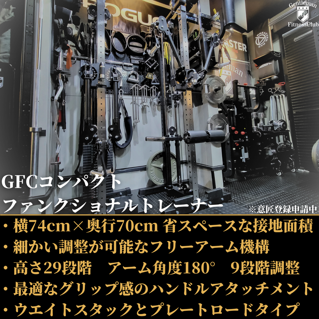 GFCコンパクトファンクショナルトレーナー 『プレートロード