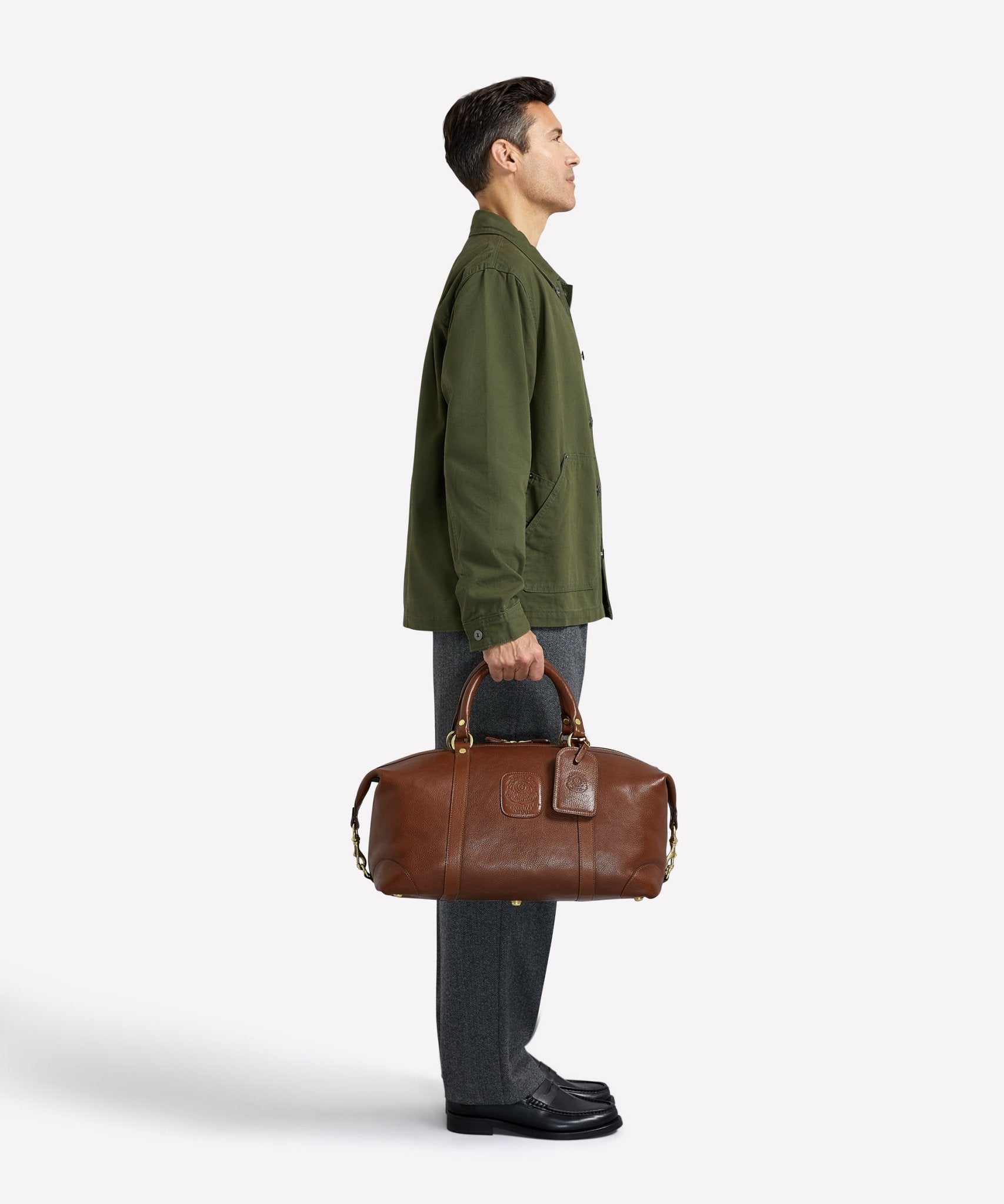 Cavalier I No. 96 | Vintage Chestnut Leather Duffle Bag | Ghurka Icon