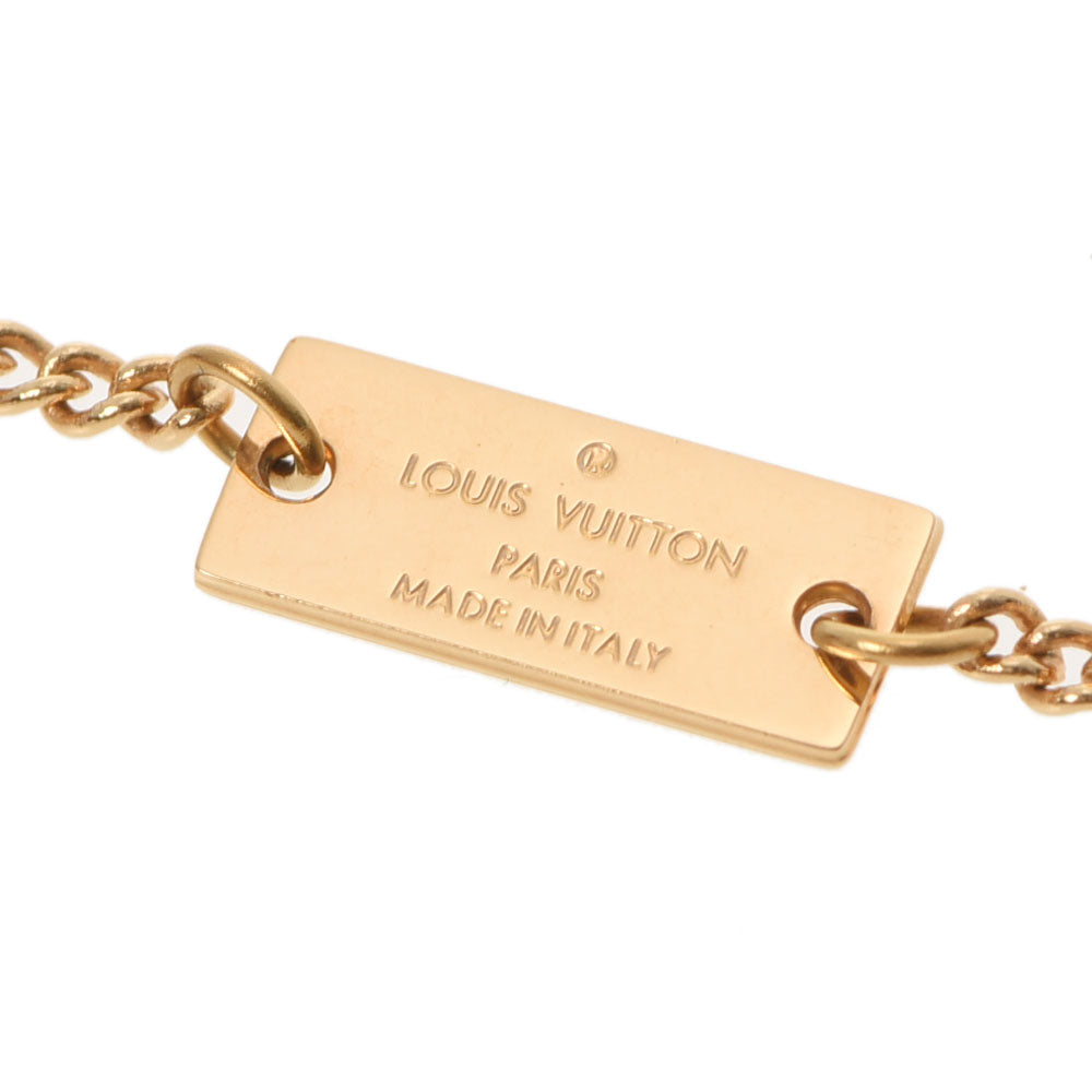 ルイヴィトンリングネックレス モノグラムM LVロゴ ゴールド ユニ