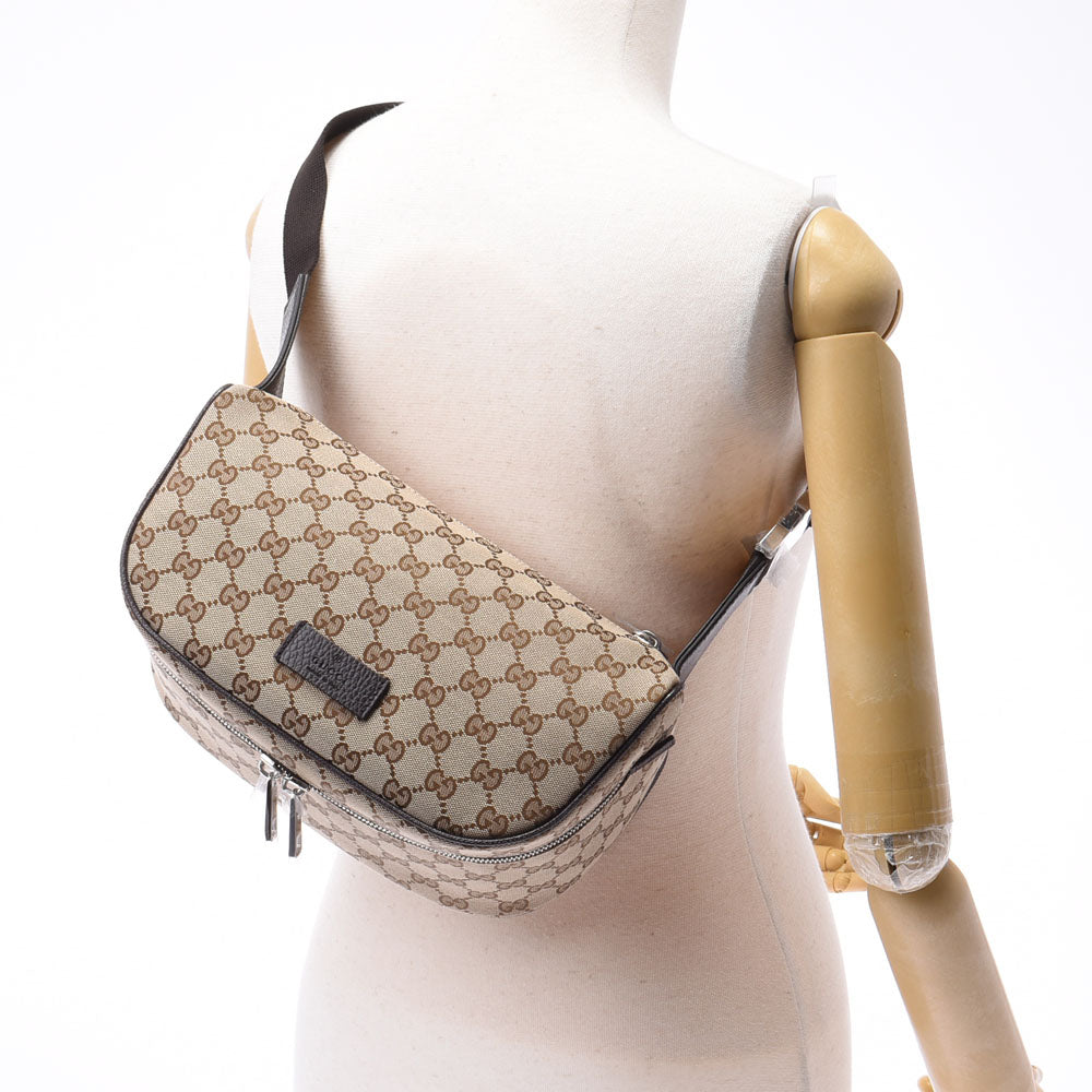 059 GUCCI ウエストポーチ ボディバッグ GGキャンバス g2