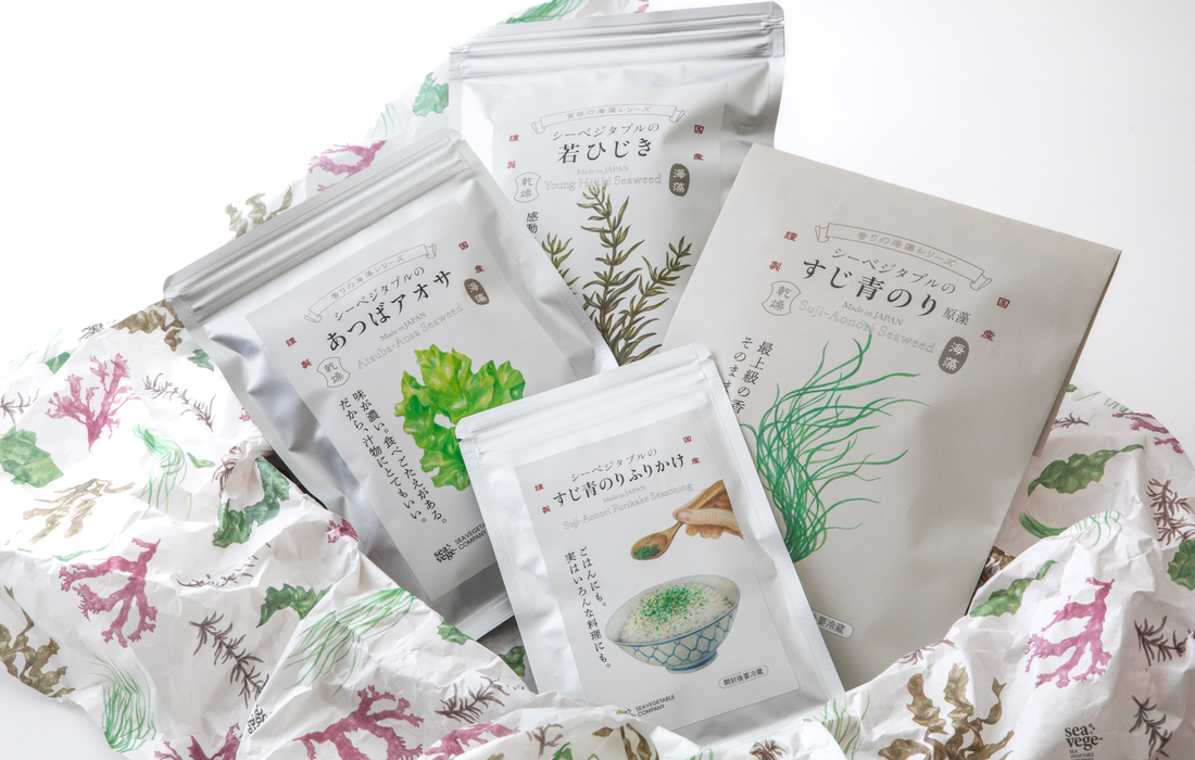 シーベジタブル 海の贈り物 海藻味わいづくしセット」をギフトとして