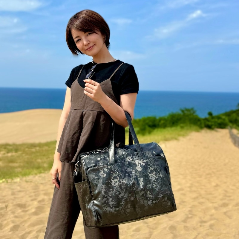 NV211 YAM-Tクラシックボストン｜迷彩柄の上品カジュアルボストン